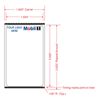 Custom Co-Branded Godex & Zebra Labels - Dual Logos on Top