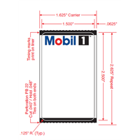 Premium Mobil Stock Label - Godex & Zebra